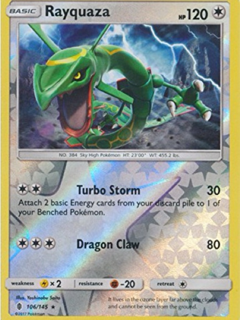 Rayquaza 106/145 Reverse Holo